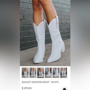 JEFFREY CAMPBELL DAGGET WESTERN BOOT